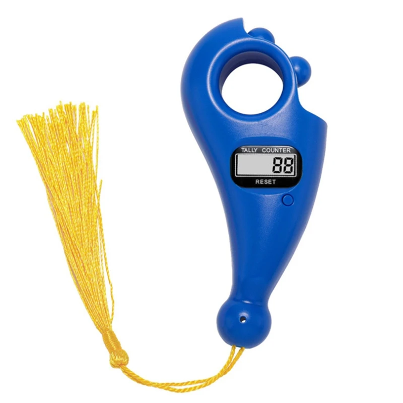 

Digital Beads Counter Portable Prayer Beads Counter Prayer Digital Tasbih for Meditation Relaxation Active Fingers