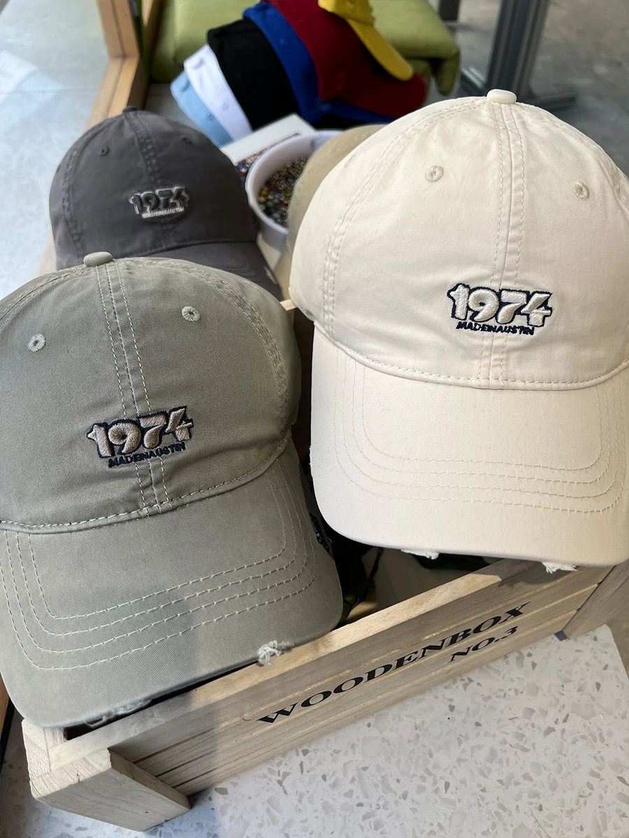 974 бейсболка с большой окружностью головы и вышитыми буквами для женщин