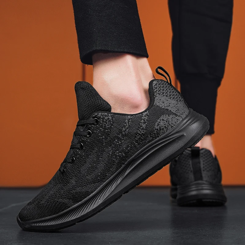 Hot Light Man Running Shoes Comfortable Breathable Men's Sneaker Casual Antiskid Wear-resistant Jogging Men Sport Shoes Size 48