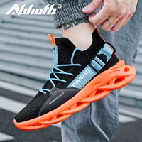 abhoth men fashion sports running shoes light breathable sports shoes mesh shoes outdoor walking men shoes sapatos masculinos 44
