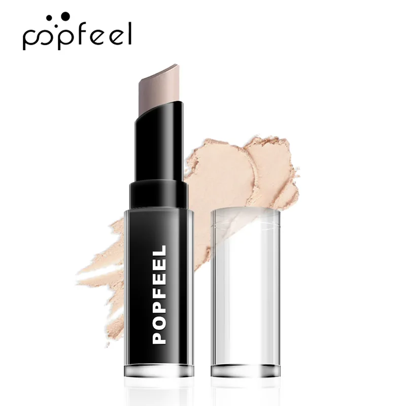 Фото POPFEEL 3D Shimmer Contour Highlighter Cream Concealer Stick Многофункциональный крем-хайлайтер для лица, осветляющий и моделирующий контуры, косметическое средство для макияжа №1