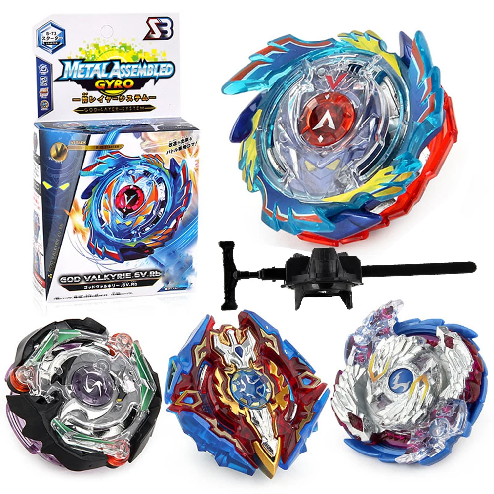 SB Beyblades Metal Fusion Gyro with Small Ruer Launcher Spinning Battle Game Toys for Children B74 B97