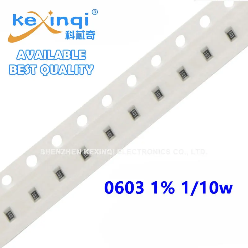 

100 шт. 0603 SMD 1/10 Вт чиповый резистор, резисторы 0 Ом ~ 10 м 0R 1 к 1% к 4K7 10 к 4,7 к 1 10 100 100 Ом 0R 1R 10R 100R 220R 330R