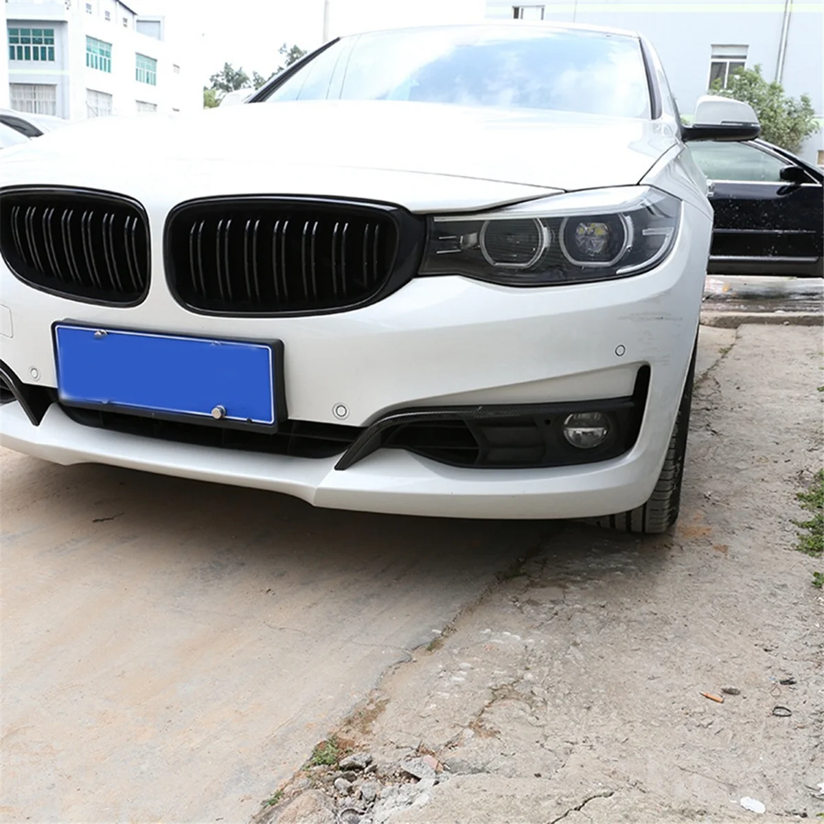 Стильные передние противотуманные фары из углеродного волокна полоски для фар