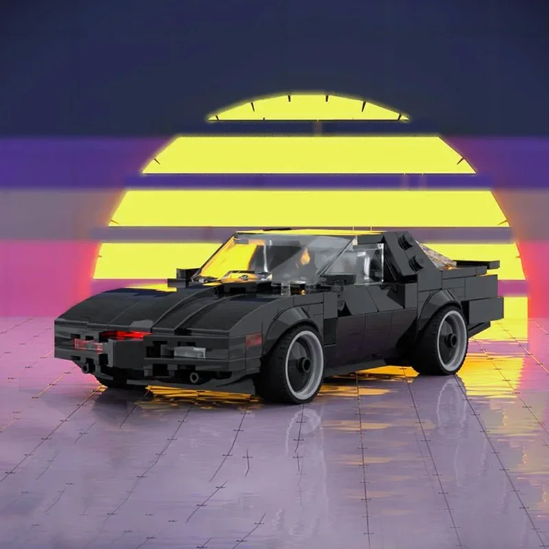 366 деталей MOC Pontiac Firebird Trans Am KITT: Городская модель-конструктор, креативный набор для сборки, подарок на Рождество и День рождения для детей (art.: 3920db447cb7f) - 3920db447cb7f