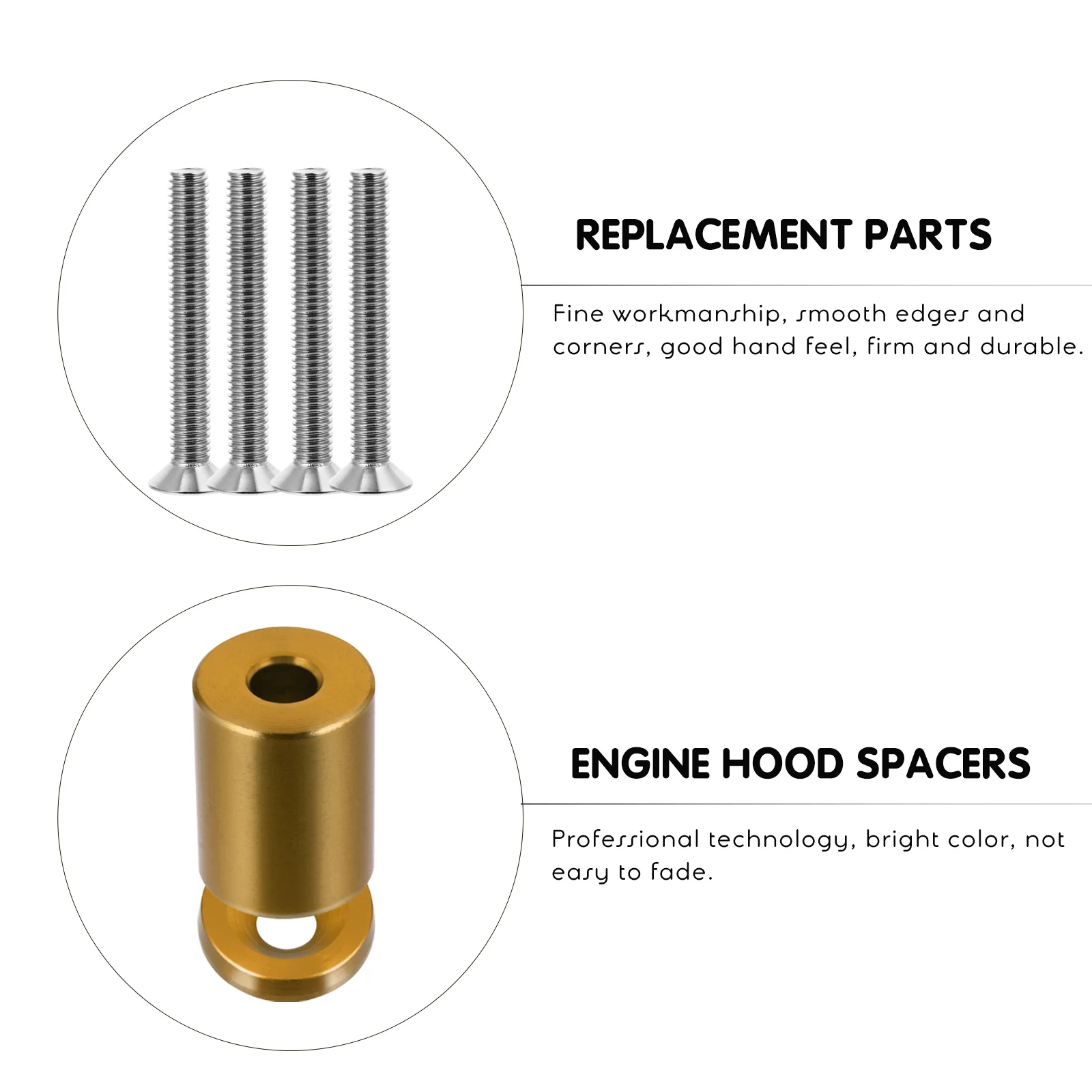 Проставка для капота крышка двигателя гоночный автомобиль комплект из