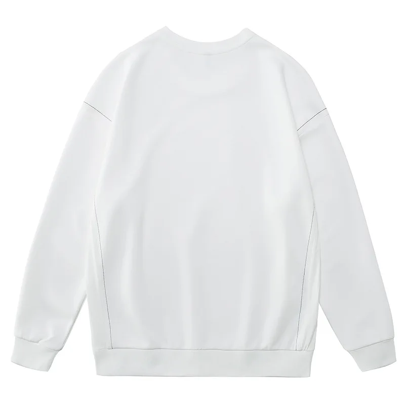 

Spring Autumn Men‘s Sweatshirts Couples Sweatshirt Solid Wild Casual Loose Fashion O-Neck Cotton Sweatshirt for Men Clothing