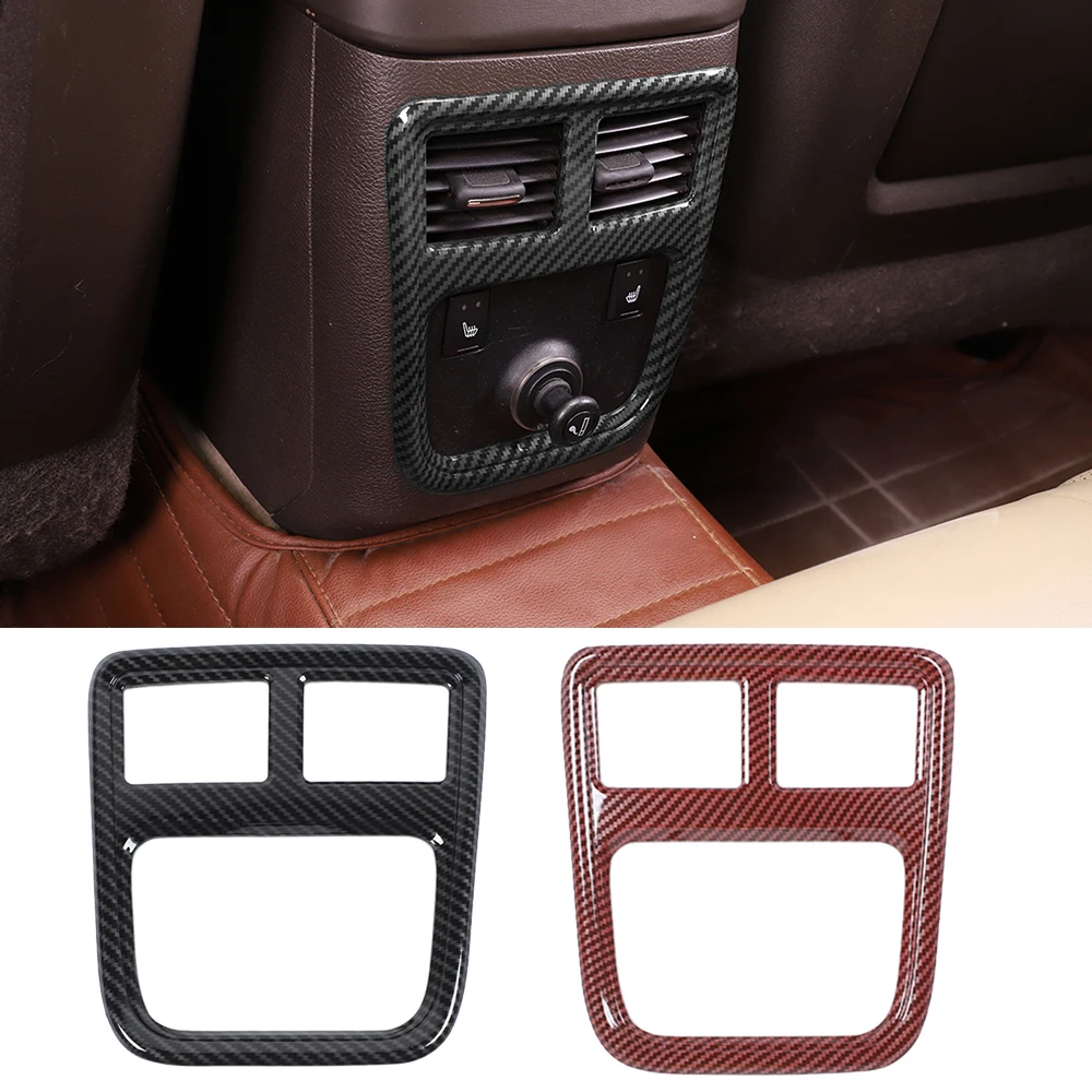 

Car Rear Exhaust Air Outlet Vent Cover Trim Sticker for Dodge Charger/Chrysler 300C 2011-2022 Interior Accessories Carbon Fiber