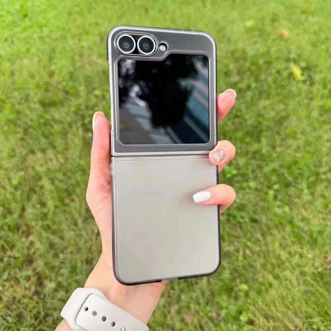 Чехол Z Flip6 Ультратонкий тонкий матовый чехол для Samsung Galaxy Flip 6 5 4 3 PP Складная