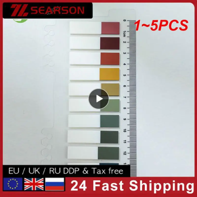 

1~5PCS Sheets Colorful Notes Memo Pad Self Adhesive Label Bookmarks Notepad School Office Stationery Supplies