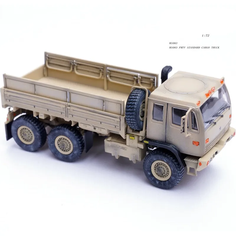 Модель тактического грузовика в масштабе 1:72, модель US FMTV M1083, грузовик пустынный, цветной транспортер, коллекция демонстрационных украшений