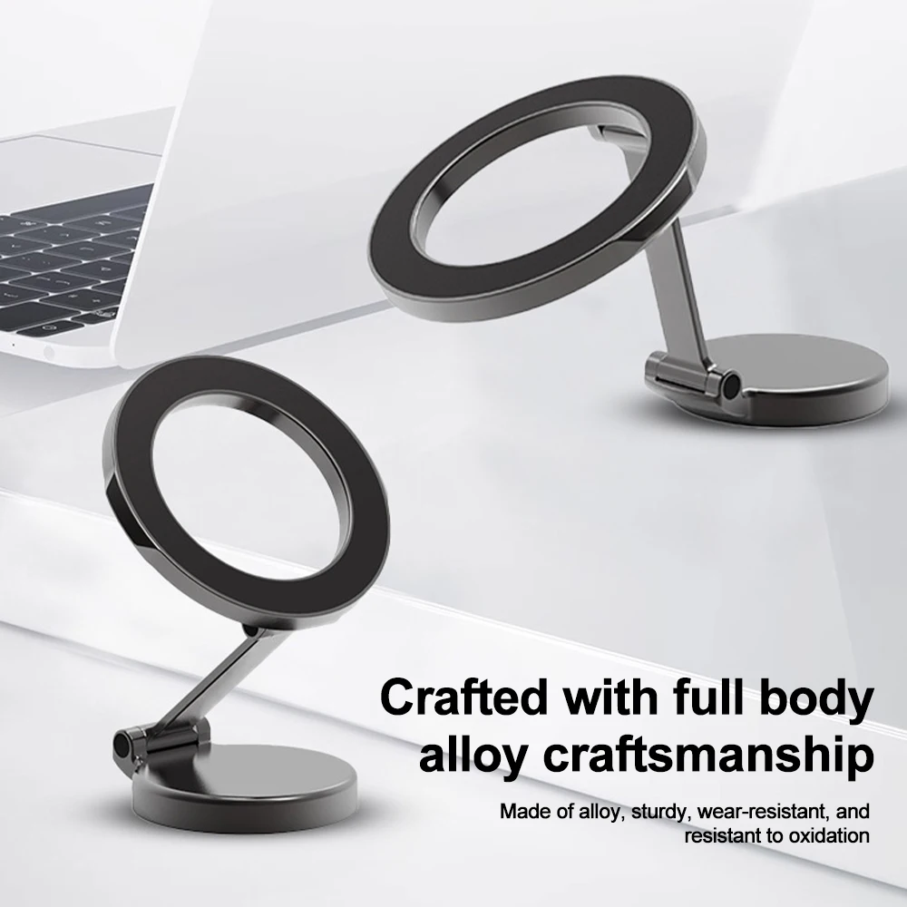 Универсальный автомобильный магнитный держатель для сотового телефона складной