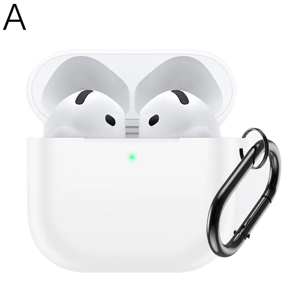 2024 новый чехол для Airpods 4 наушников Apple силиконовый защитный аксессуары