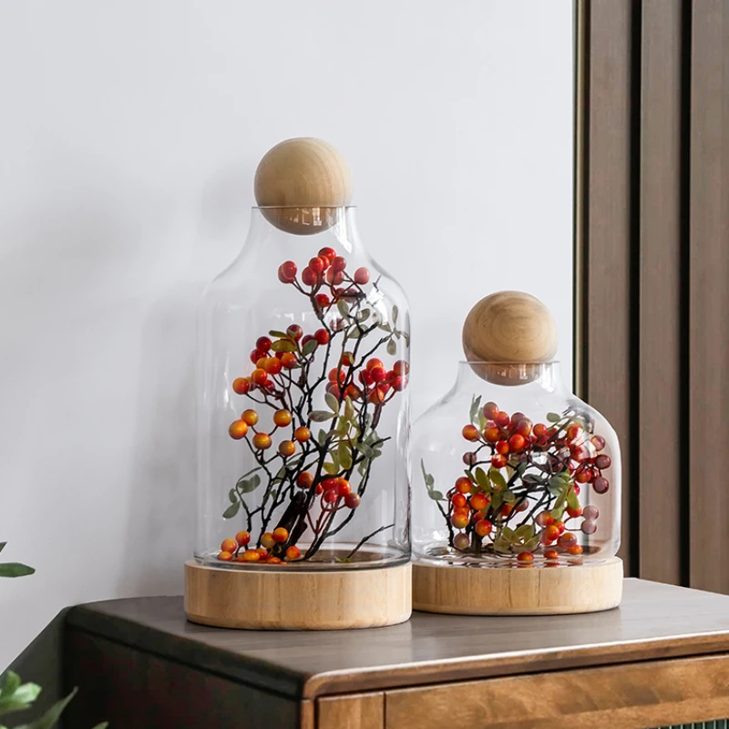 

Glass Cover Ornaments Home Decor Creative Model Room Soft Decoration