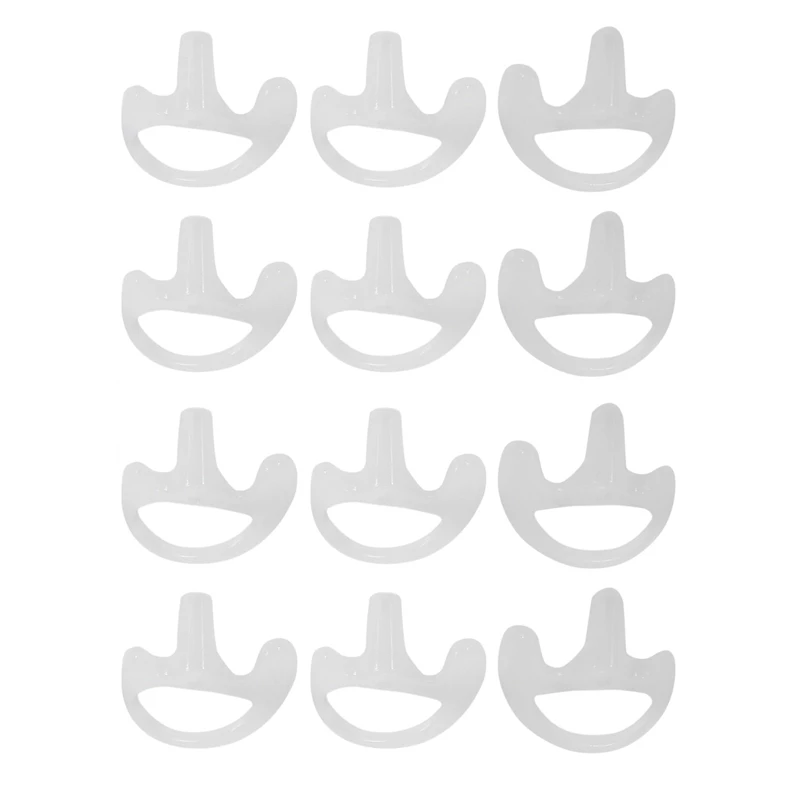 

6 Pairs Transparent Silicone Soft Earbud For Walkie Talkie Covert Acoustic Tube Earpiece Small/Middle/Large J6116Z