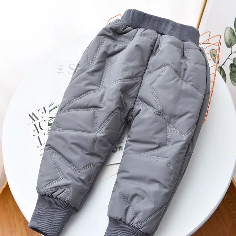 Girls Clothes Autumn Winter Warm Pants Children Kids Bottoms Thicken Trousers for Girl Flexible Pink Pants Sweatpants Pants