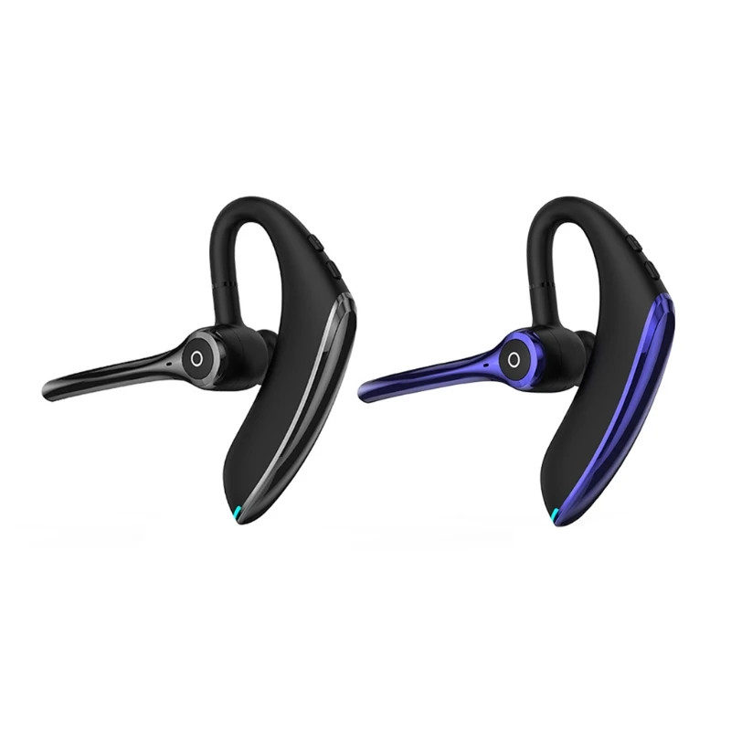 

Upgraded Adjustable Hanging Ear Earphones Sports Gaming Mic Earphone Black Blue for Home Office Travel Gym Sports 67JD