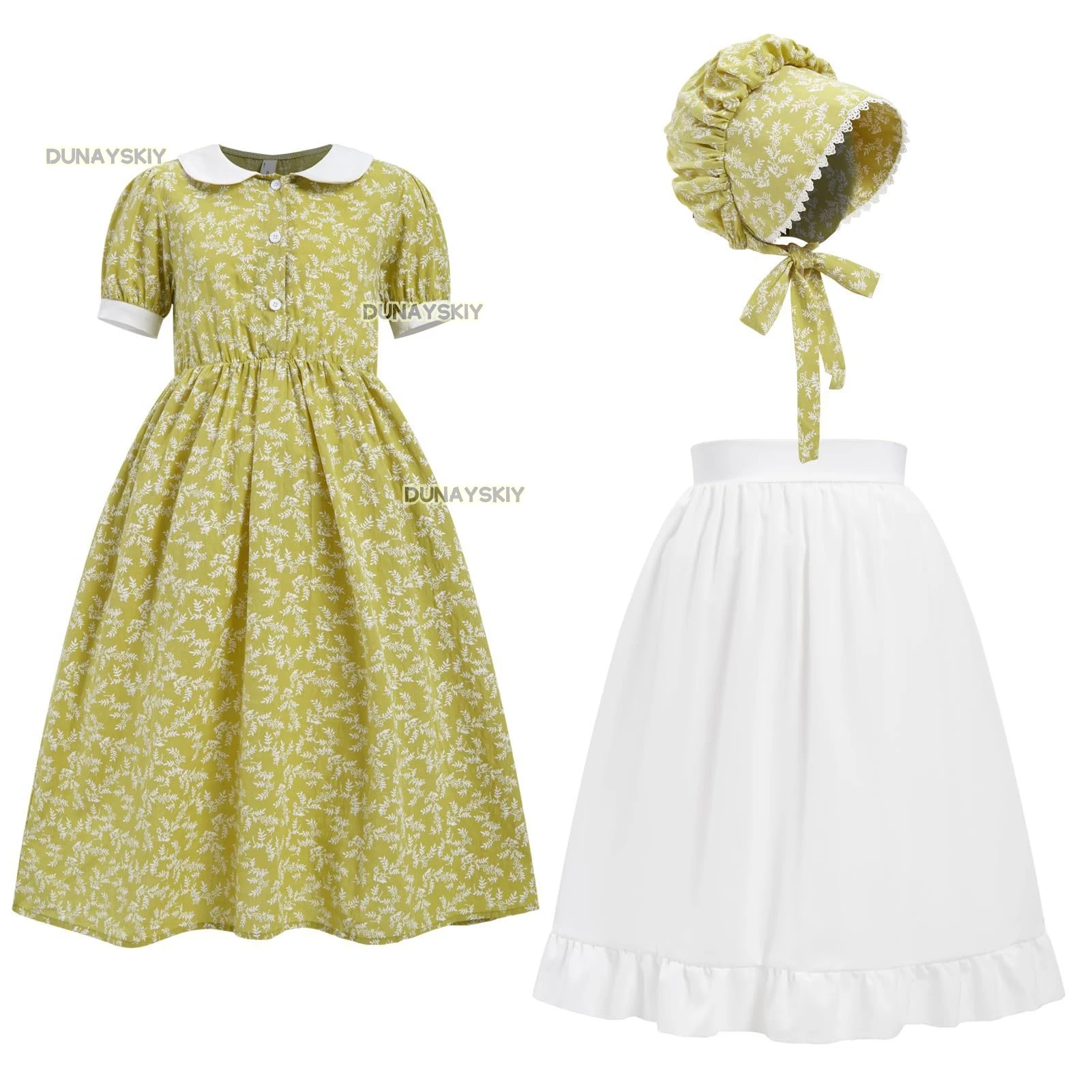 Колониальное платье для женщин викторианский винтажный костюм прерии-пилигрима