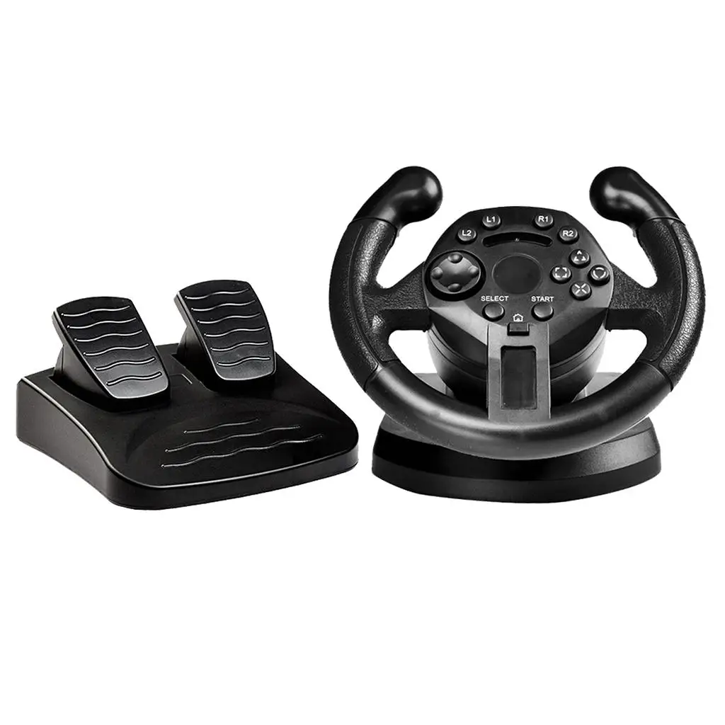 

PC Gaming Racing Wheel, 90 degree driving force vibration for PS3/PC
