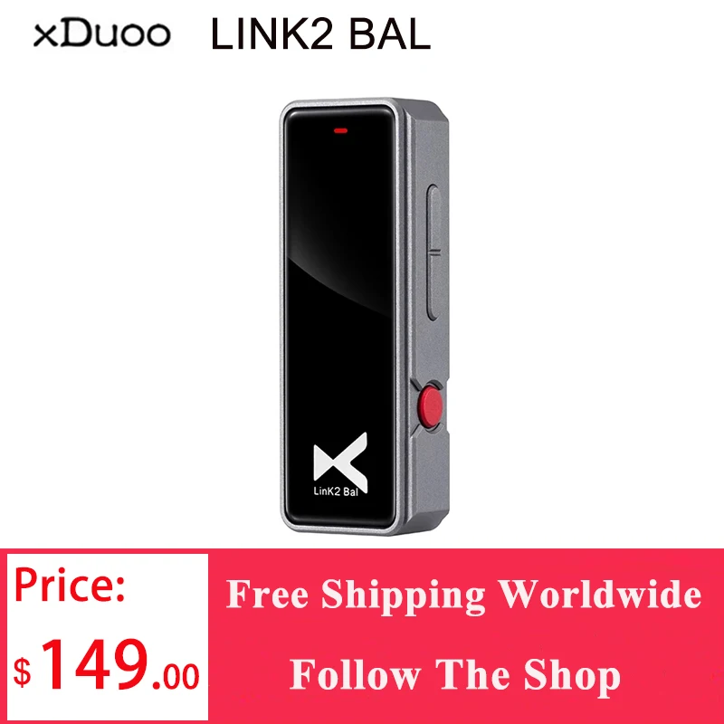 

XDUOO LINK2 BAL USB DAC & amp для наушников 270 мВт выходная мощность Type-C до 4,4 мм 3,5 мм выход CS43131 * 2 DSD256 портативный декодирующий усилитель