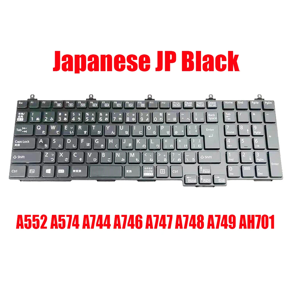 Японская Клавиатура JP JA для Fujitsu LifeBook A574 A744 A746 A747 A748 CP634637-01 CP524003-01 черный/белый