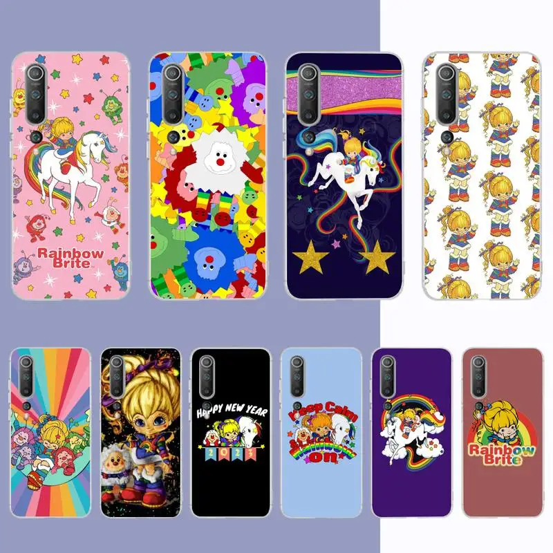 

Rainbow Brite Phone Case for Samsung S21 A10 for Redmi Note 7 9 for Huawei P30Pro Honor 8X 10i cover