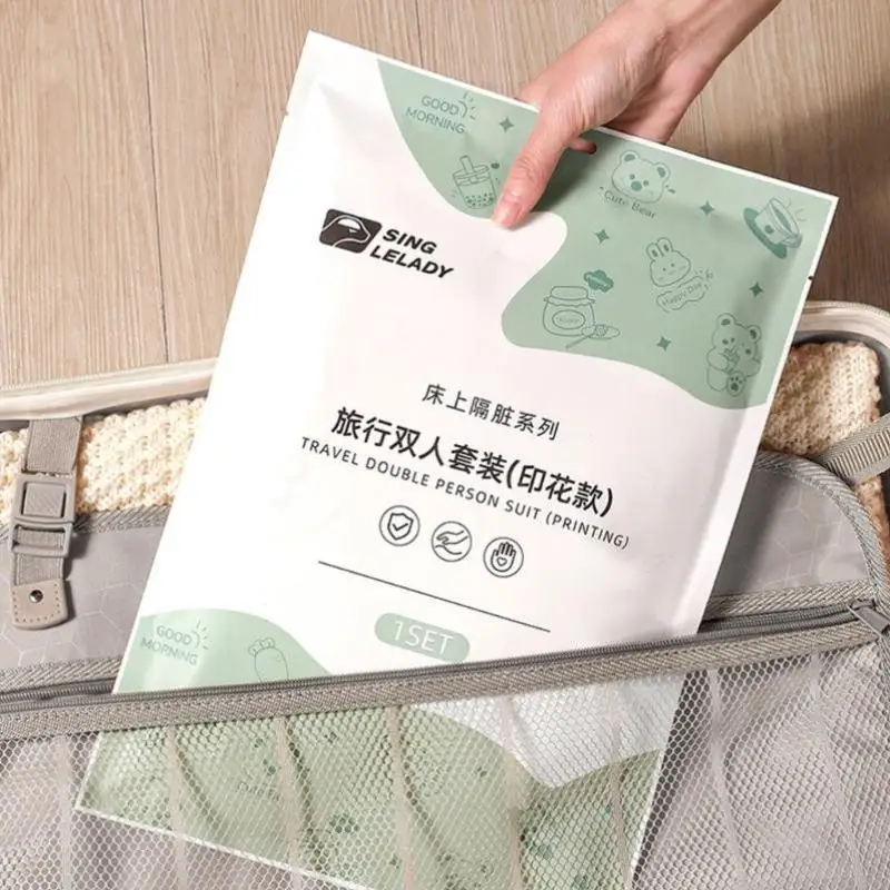 Одноразовое постельное белье из нетканого материала простыня наволочка