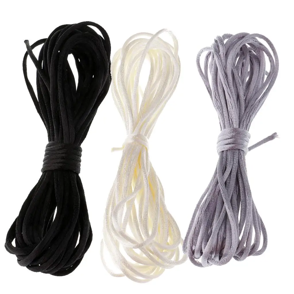 

2pcs Wax Line Beading Thread Cord String For Bracelet Jewelry Making 5 Meter