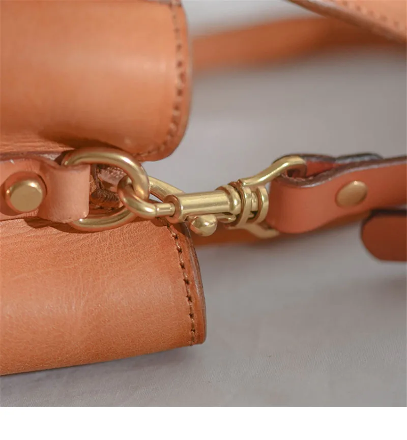 Fashion natural genuine leather ladies party small handbag simple casual high-quality real cowhide women shoulder messenger bag