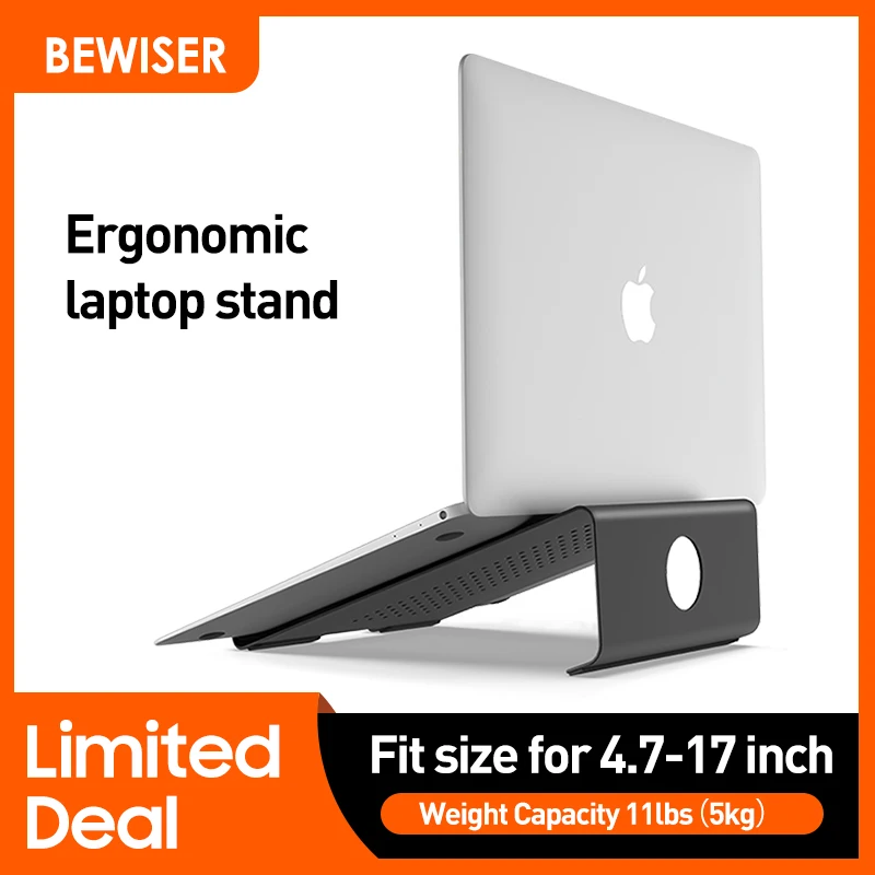 

Bewiser 2023 Laptop Tablet Stand Holder For 4.7-17 Inch For Desk Foldable Notebook Fold Portable Support For Macbook ipad iphone