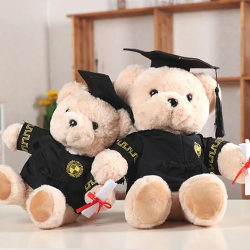 Dr. Hat Teddy Bear Graduation Doll Cute Memorable Season Gift Suitable for Classmates and Friends |