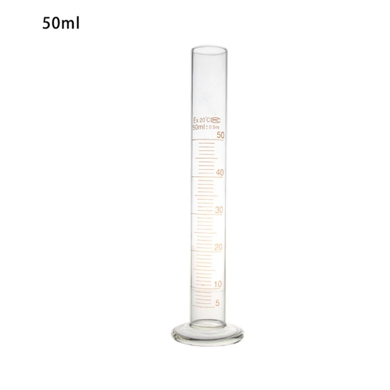 

Glass Measuring Cylinder With Clear Scale Graduated Cylinder Premium Measuring Cylinder Orange Graduations 5/10/25/50ml