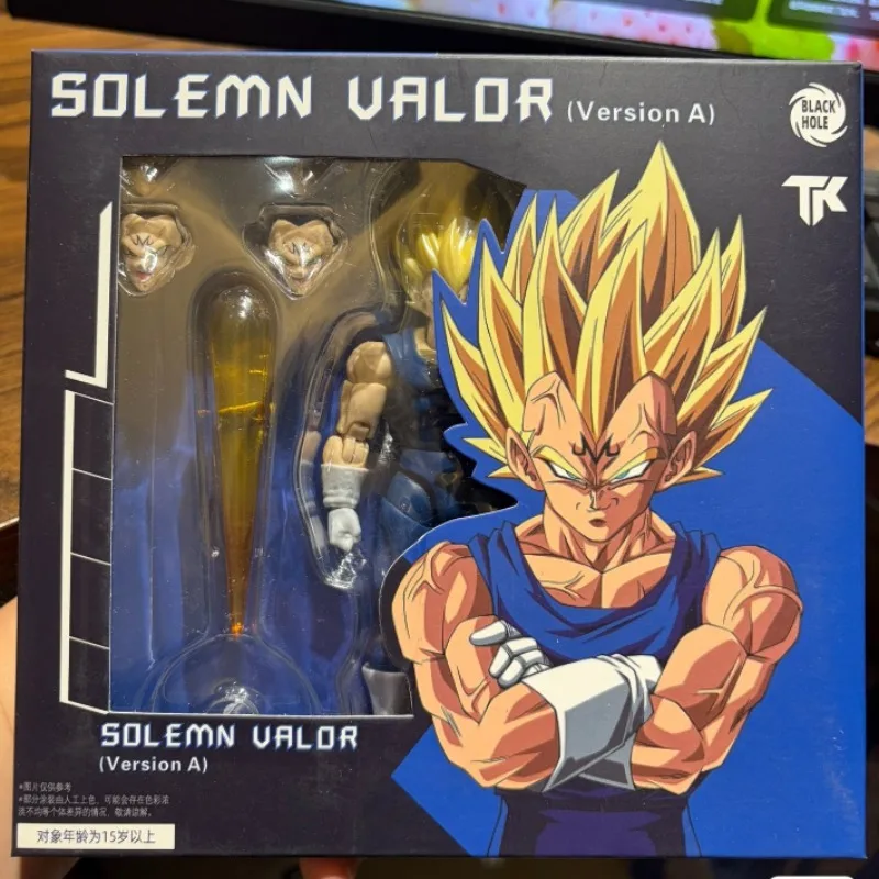 Фото Доставка в течение 24 часов! Игрушки Black Hole Toys & TK Dragon Ball SHF: Фигурка Супер Сайян Маджин Вегета в масштабе 1/12 – идеальный подарок №3