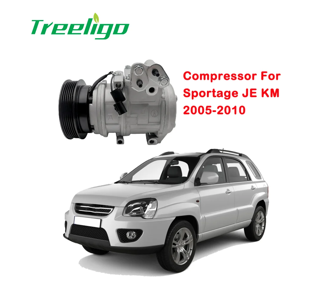 

97701-1D500 Car Air Conditioning Compressor For Kia Sportage JE KM 2005 2006 2007 2008 2009 2010 Automotive AC Compressor