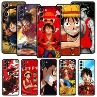 one piece monkey d luffy anime phone case for samsung galaxy s22 s20 fe s10 plus s21 ultra 5g s10e s9 s8 note 10 lite 20 cover