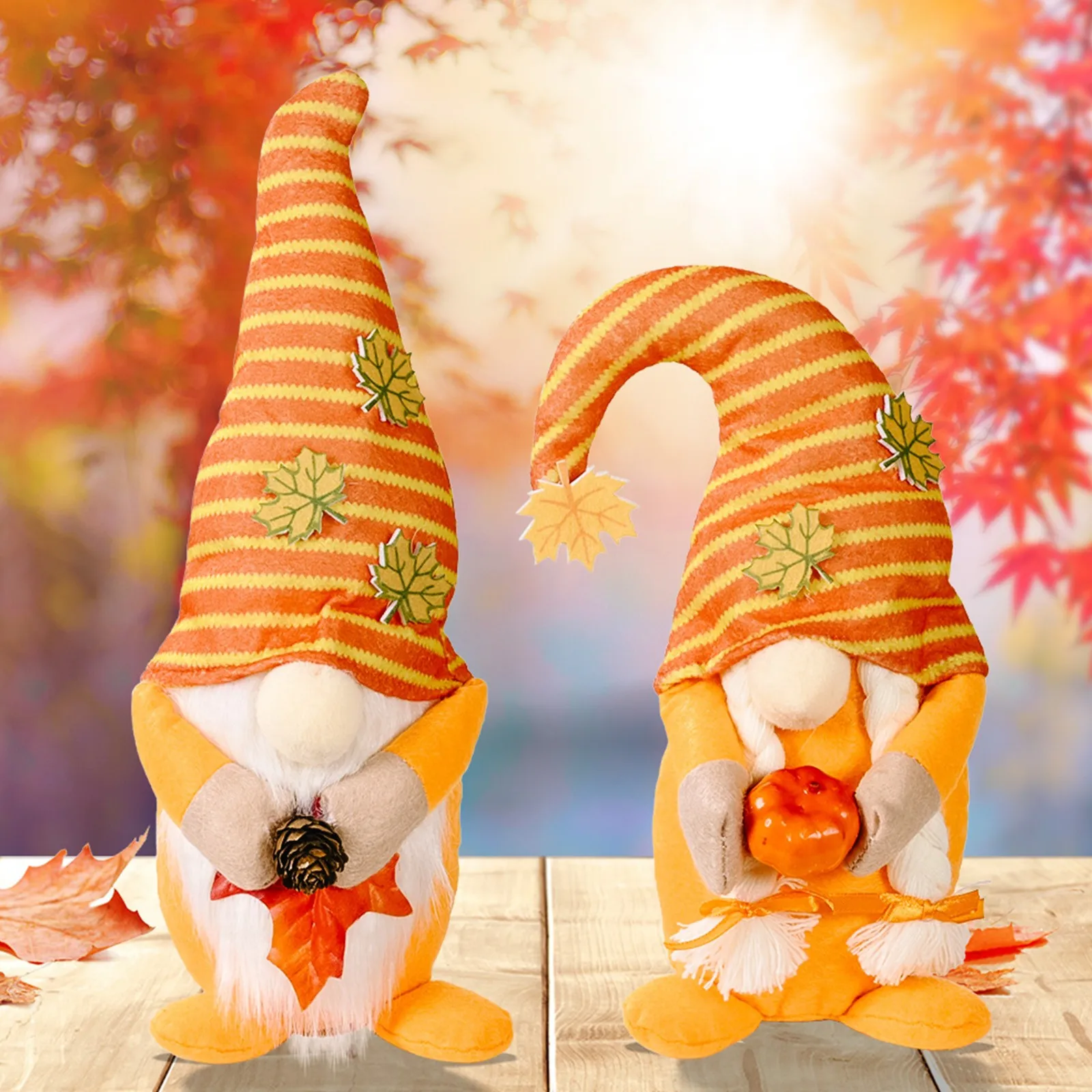 

Doll Harvests Sunflower Home Festival Pumpkin Fall Decor Gnome Decorat Faceless Home Decor
