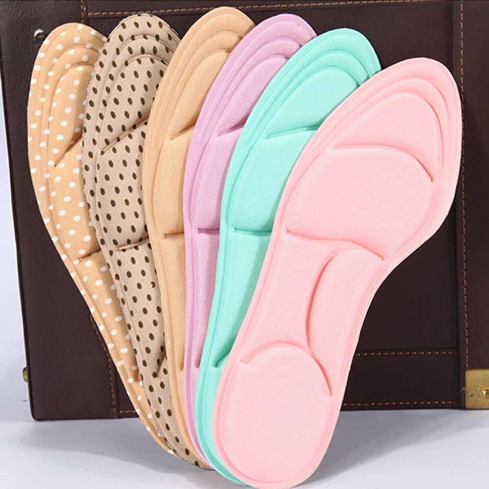 

5D Memory Sponge Insoles For Shoes Men Women Arch Bow Massage Sport Insole Feet Orthopedic Shoe Sole Running Accessories