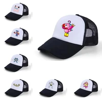 childrens pok%c3%a9mon pikachu baseball cap quick drying size sun hat adjustable outdoor shade beach cartoon character print cute