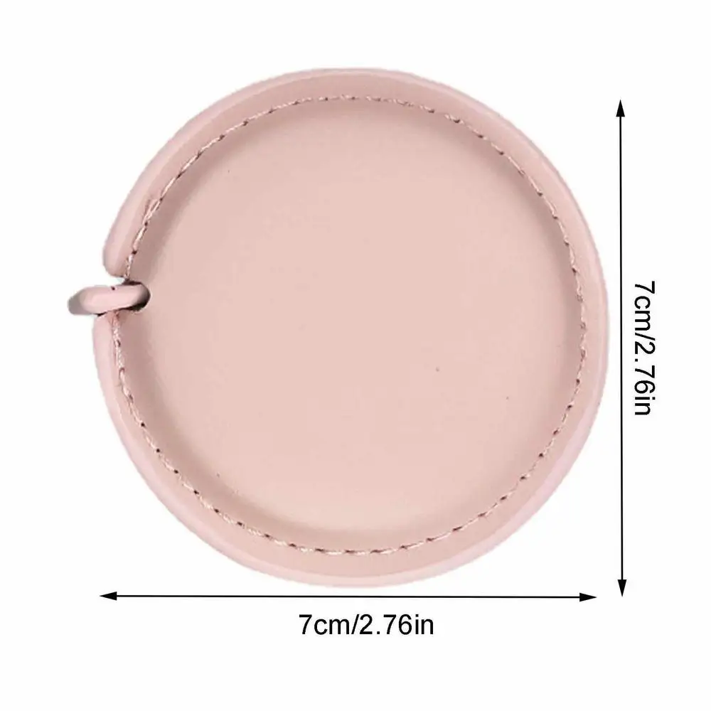 1,5 м/60 дюймов выдвижная мягкая рулетка кожаный чехол карман двойная шкала гибкая измерительная линейка для ткани тела талии