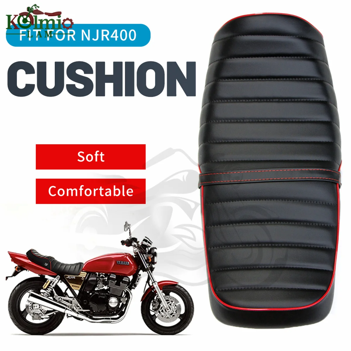 

Подходит для мотоцикла YAMAHA XJR400 1998-2003, подушка для сиденья XJR400R XJR 400R 1999 2000 2001 2002