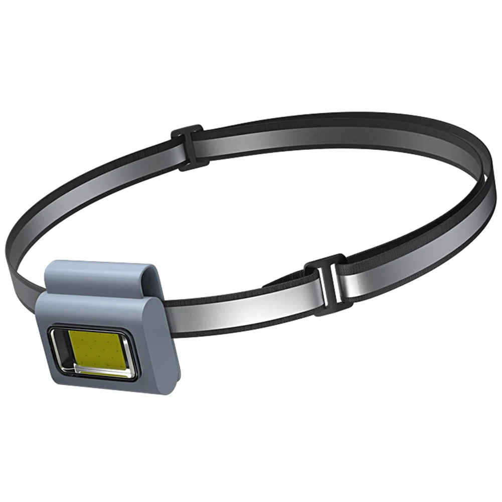 

Magnetic COB Headband Light Safety Warning 6 Lighting Modes LED Clip Lamp for Jogging Walking for Biking Hiking USB Rechargeable