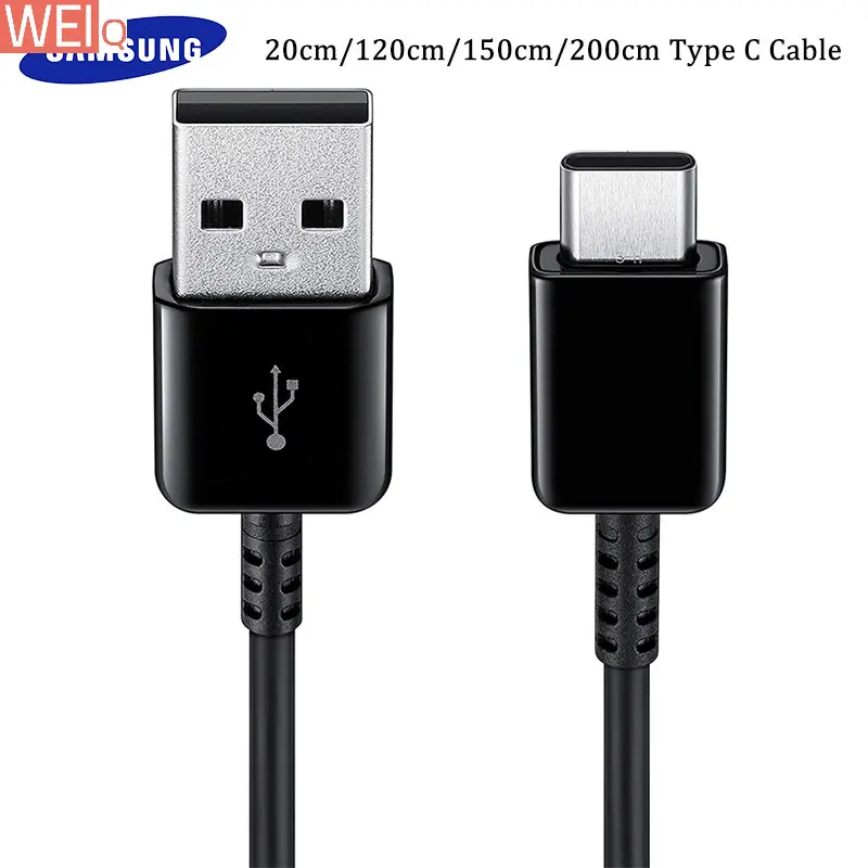 

20cm/120cm/200cm USB 3.1 Type-C Fast Charging Data Cable For Samsung Galaxy A52 A31 A41 A51 A71 A70 S20 S10 S9 S8 Plus Note 8 9