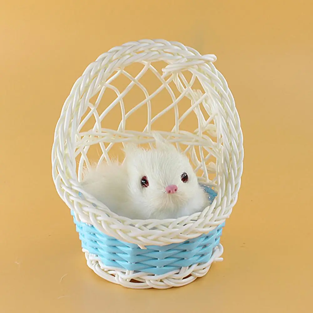 Мягкая кукла-кошка подвесная корзина плюшевая котенок кролик белка кукла