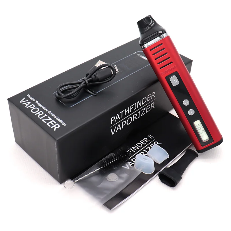 

Dry Herb Vaporizer Pathfinder V2 Dry Herb Kit 2200mAh Battery OLED Display Temperature Adjustable Tobacco Heating Smoking Device