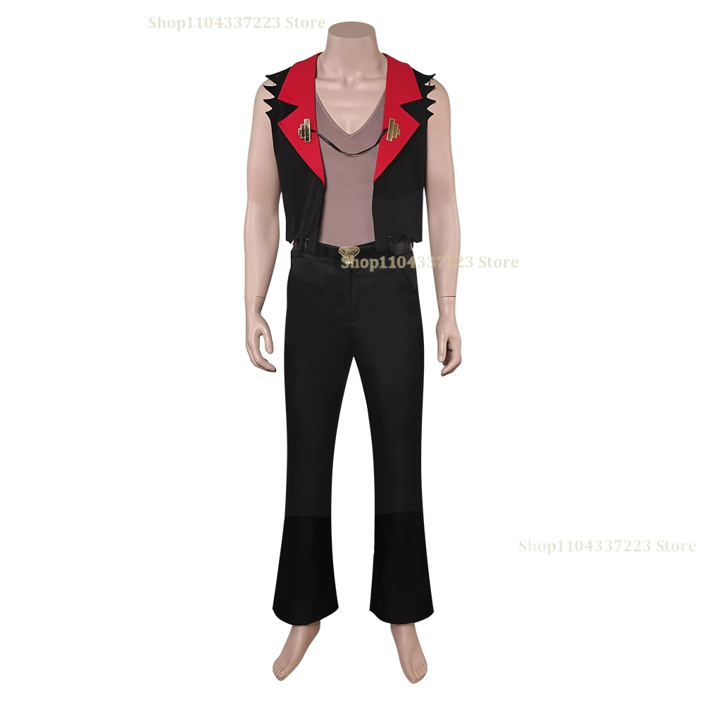 Аниме Helluva Сатана Косплей Костюм Мужская Униформа Хэллоуин Вечеринка Карнавал