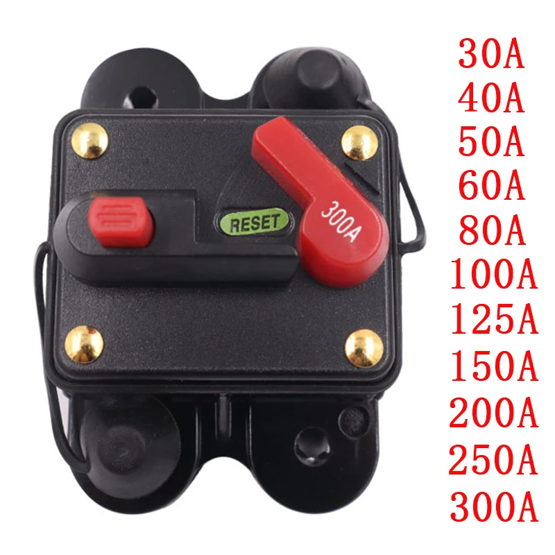 12-48 В постоянного тока водонепроницаемый прерыватель цепи для автомобиля