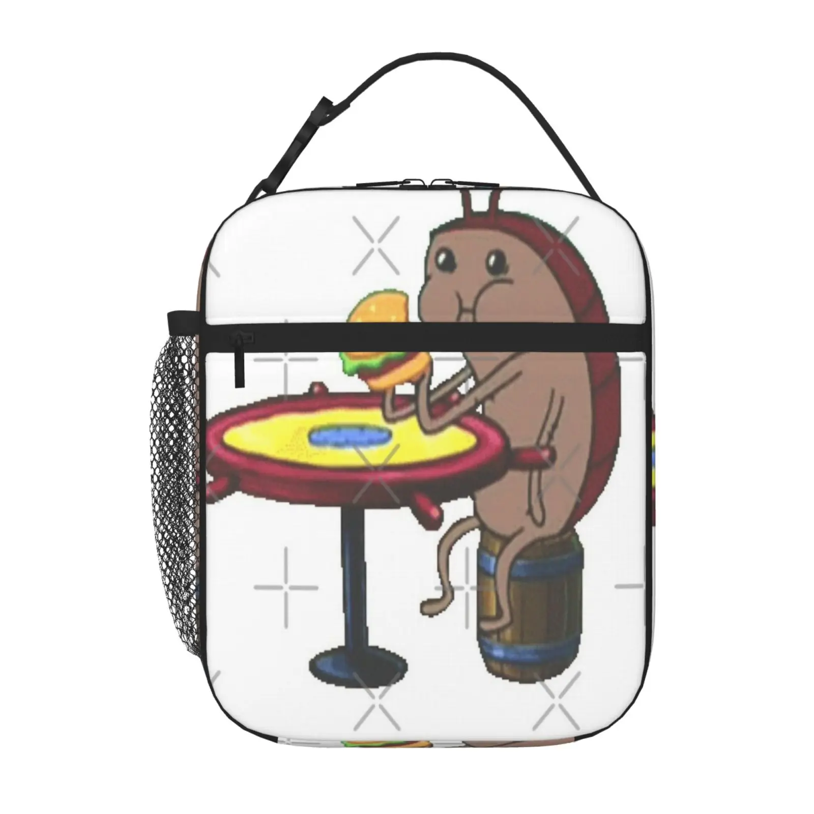 

Cockroach Eating Krabby Patty Thermal Lunchbox Thermal Lunch Bag Lunch Box Bag
