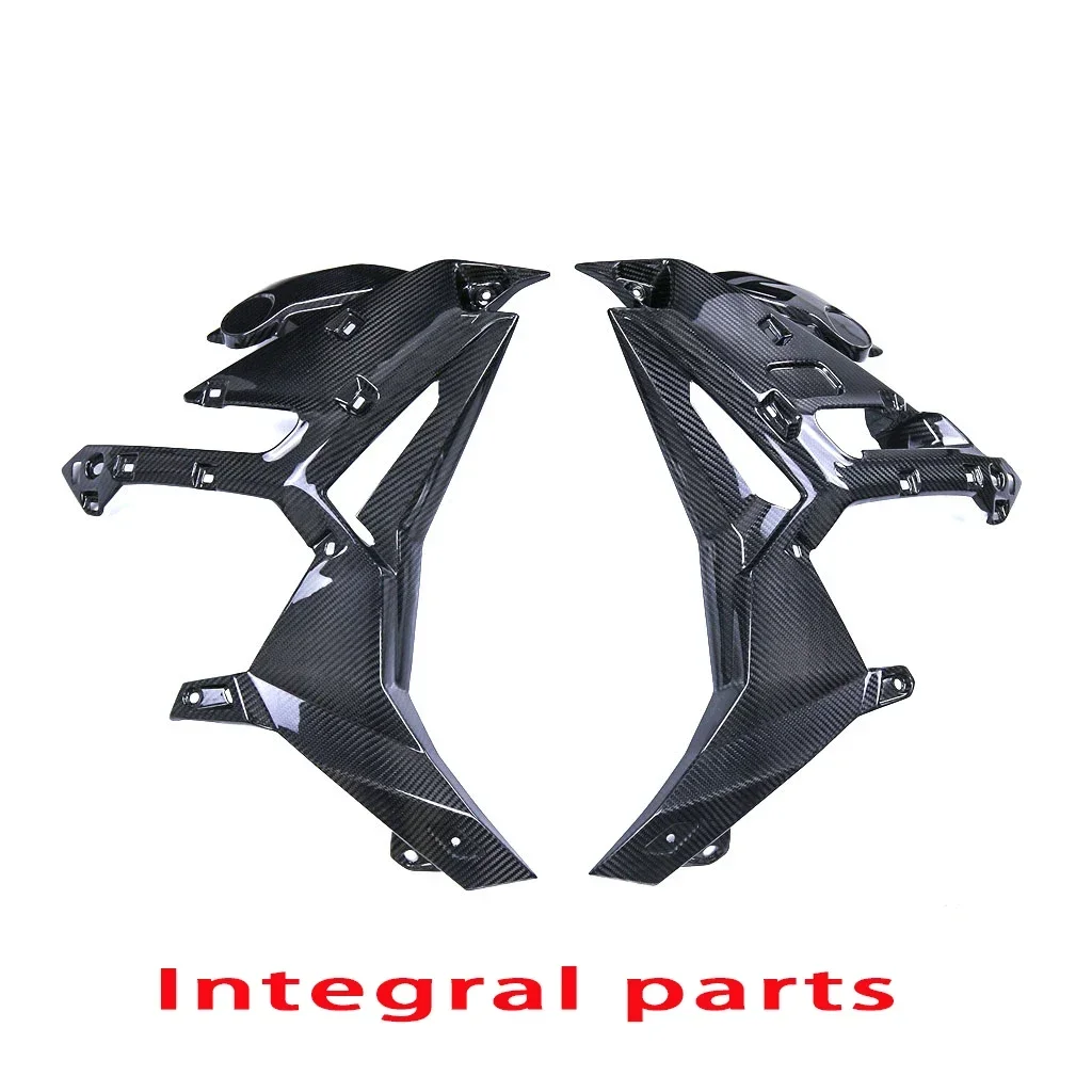 

Для BMW S1000R 2021 2022 2023 2024 Real 3K аксессуары для мотоциклов из углеродного волокна внутренняя боковая крышка внутри панелей обтекатели