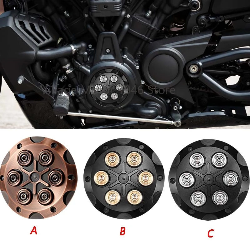 

Aluminum Motorcycle Left Derby Timer Engine Clutch Cover Accessorry For Harley Davidson Sportster S RH1250 RH 1250 SS 2021 2022