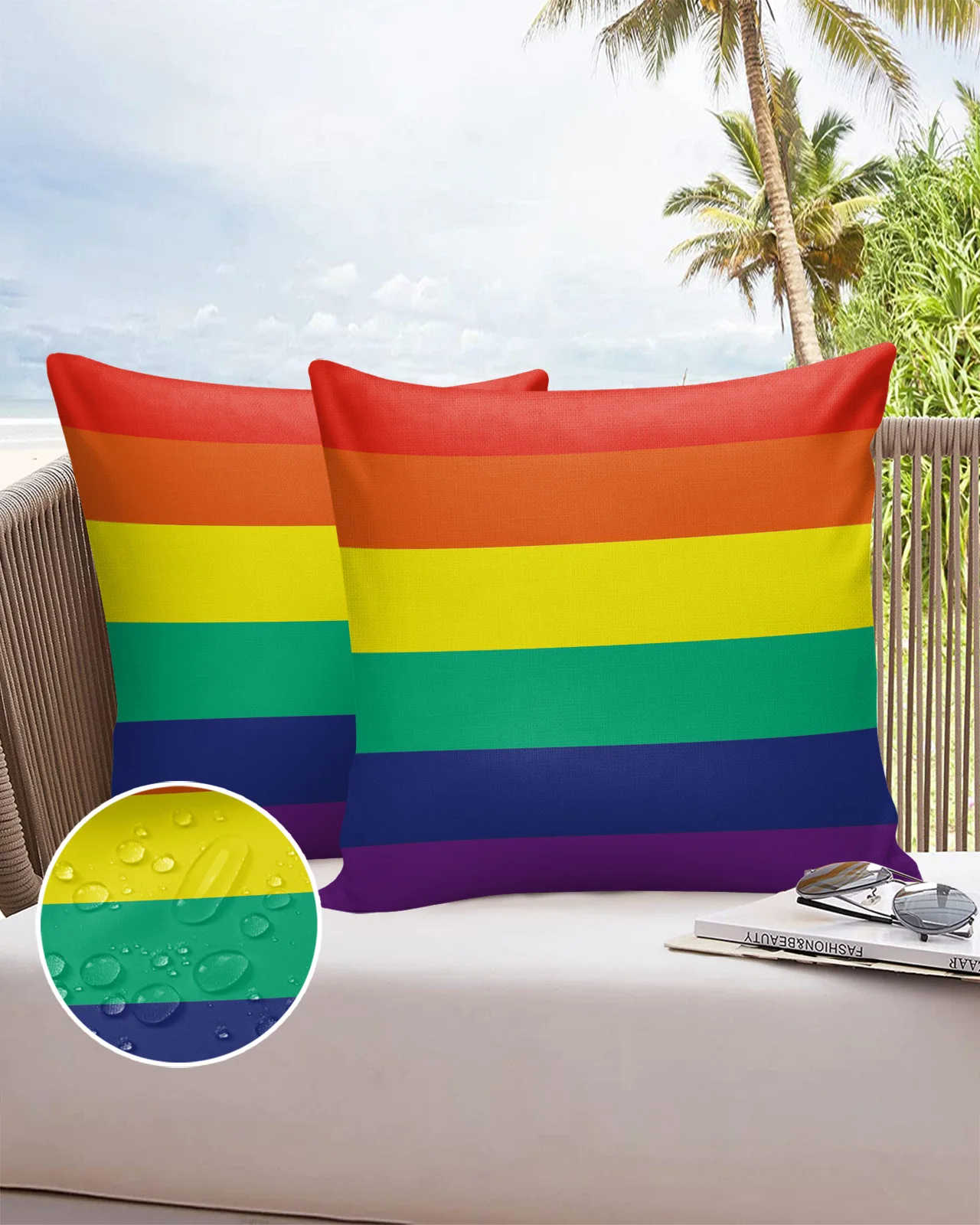 

2/4 шт., водонепроницаемые чехлы для подушек, 40/45/50/60/66 см